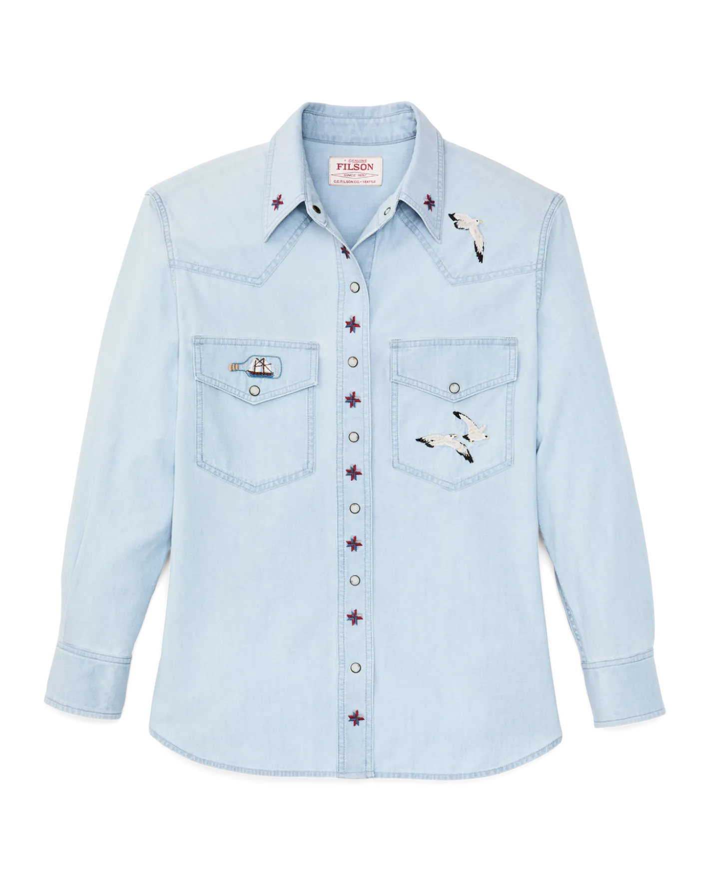 Women's Embroidered Western Shirt