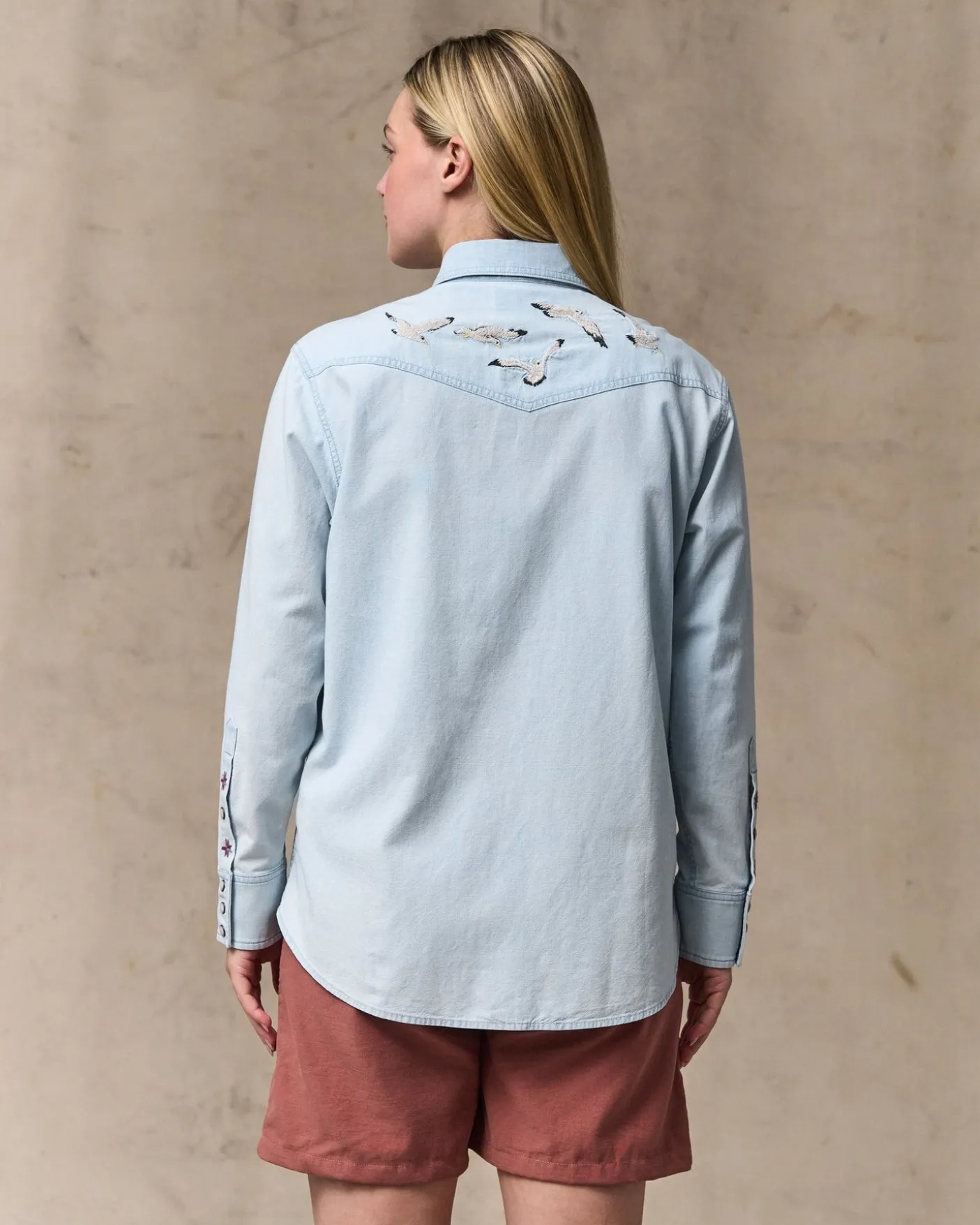 Women's Embroidered Western Shirt