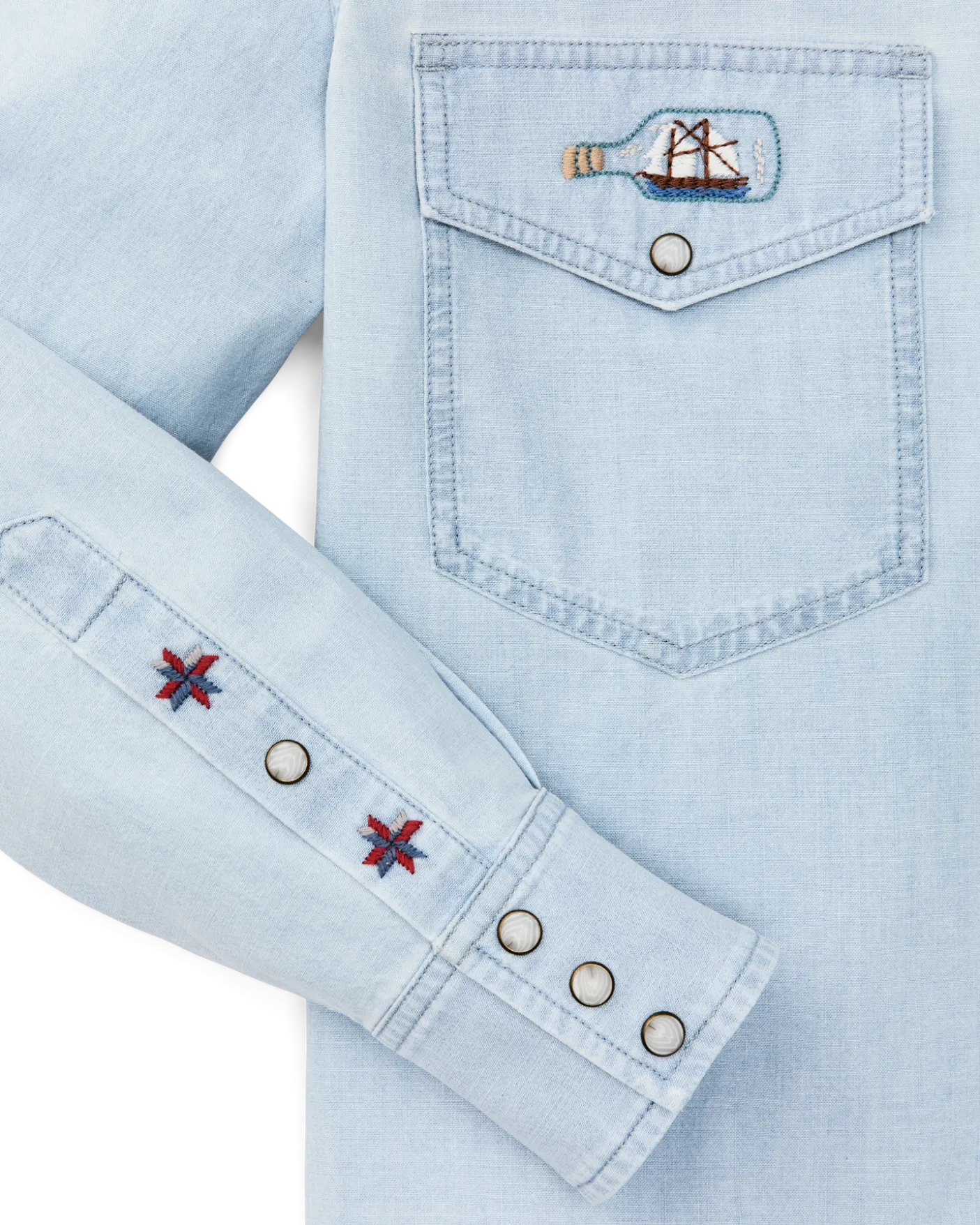 Women's Embroidered Western Shirt