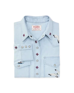 Women's Embroidered Western Shirt