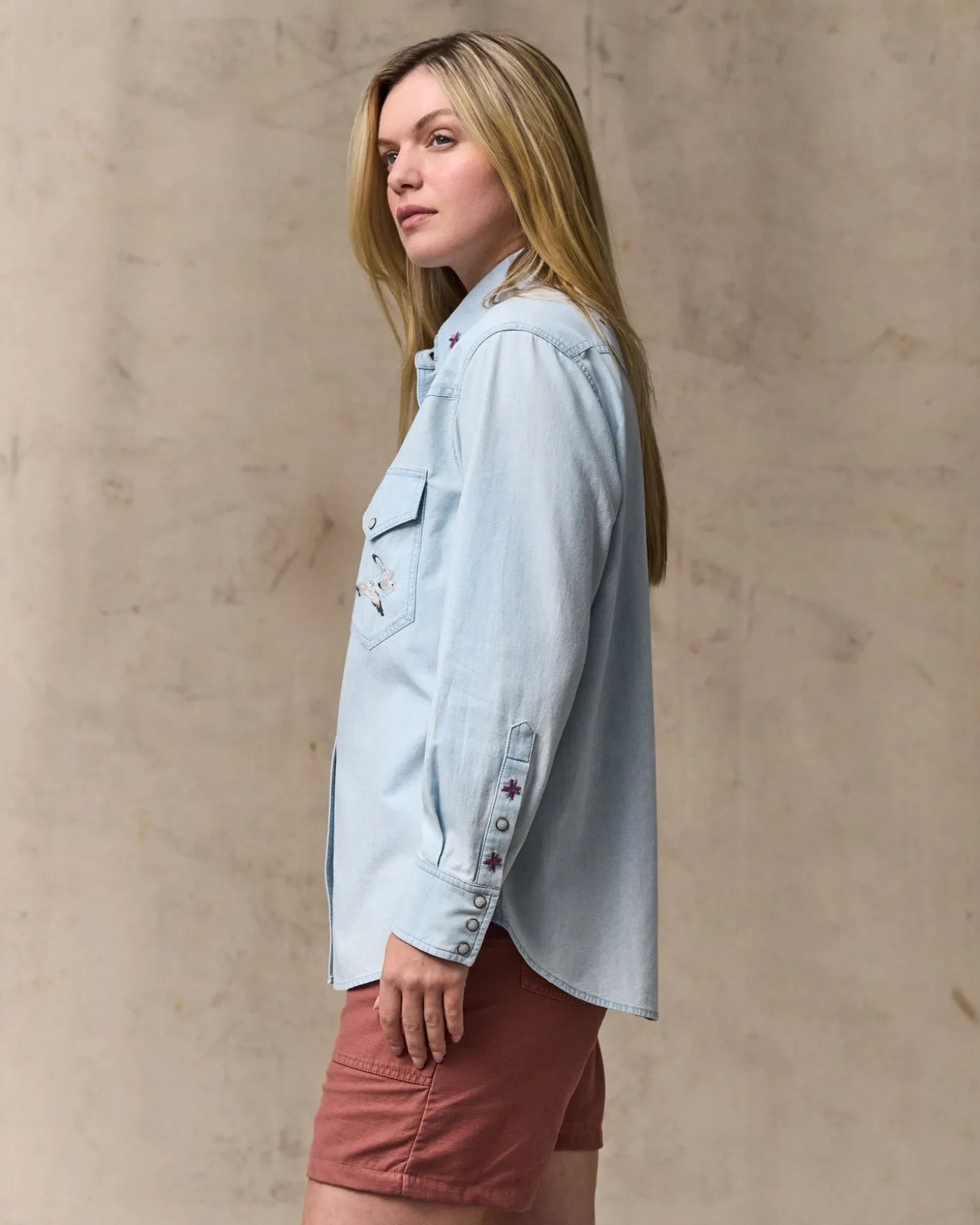 Women's Embroidered Western Shirt