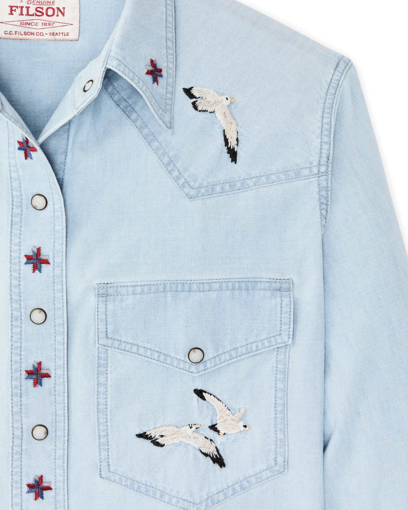 Women's Embroidered Western Shirt