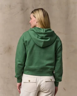 Women's French Terry Half-zip Hoodie
