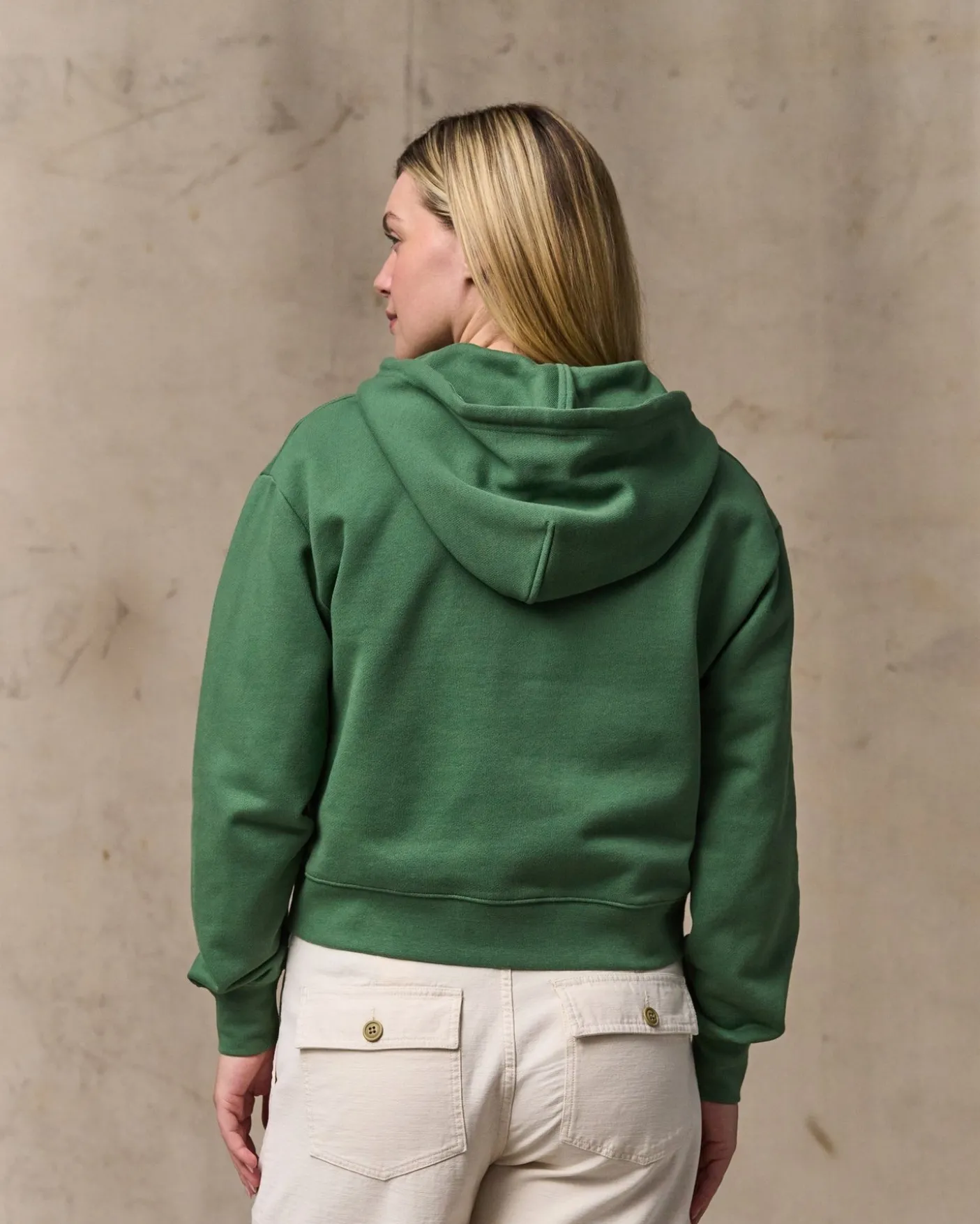 Women's French Terry Half-zip Hoodie