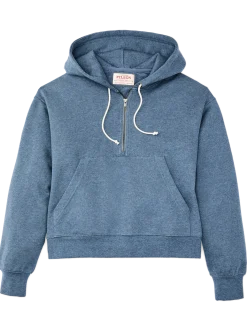 Women's French Terry Half-zip Hoodie