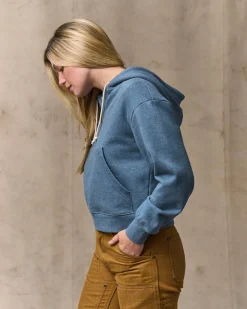 Women's French Terry Half-zip Hoodie