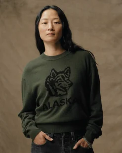 Women's Graphic Wool Sweater