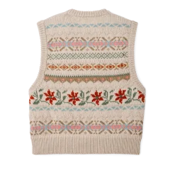 Women's Jacquard Cotton Vest