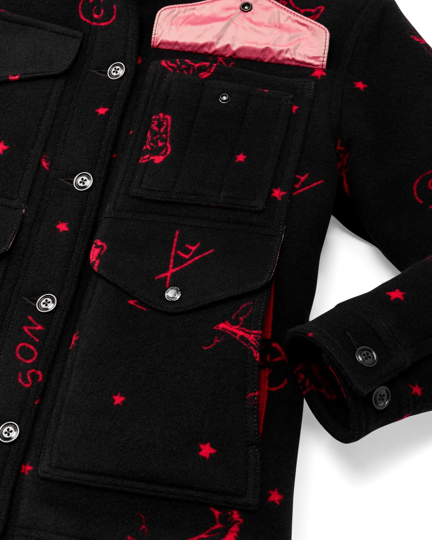 Women's Jacquard Wool Cruiser Jacket