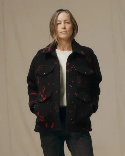 Women's Jacquard Wool Cruiser Jacket