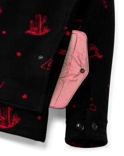 Women's Jacquard Wool Cruiser Jacket