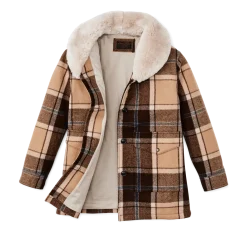 Women's Lined Wool Packer Coat