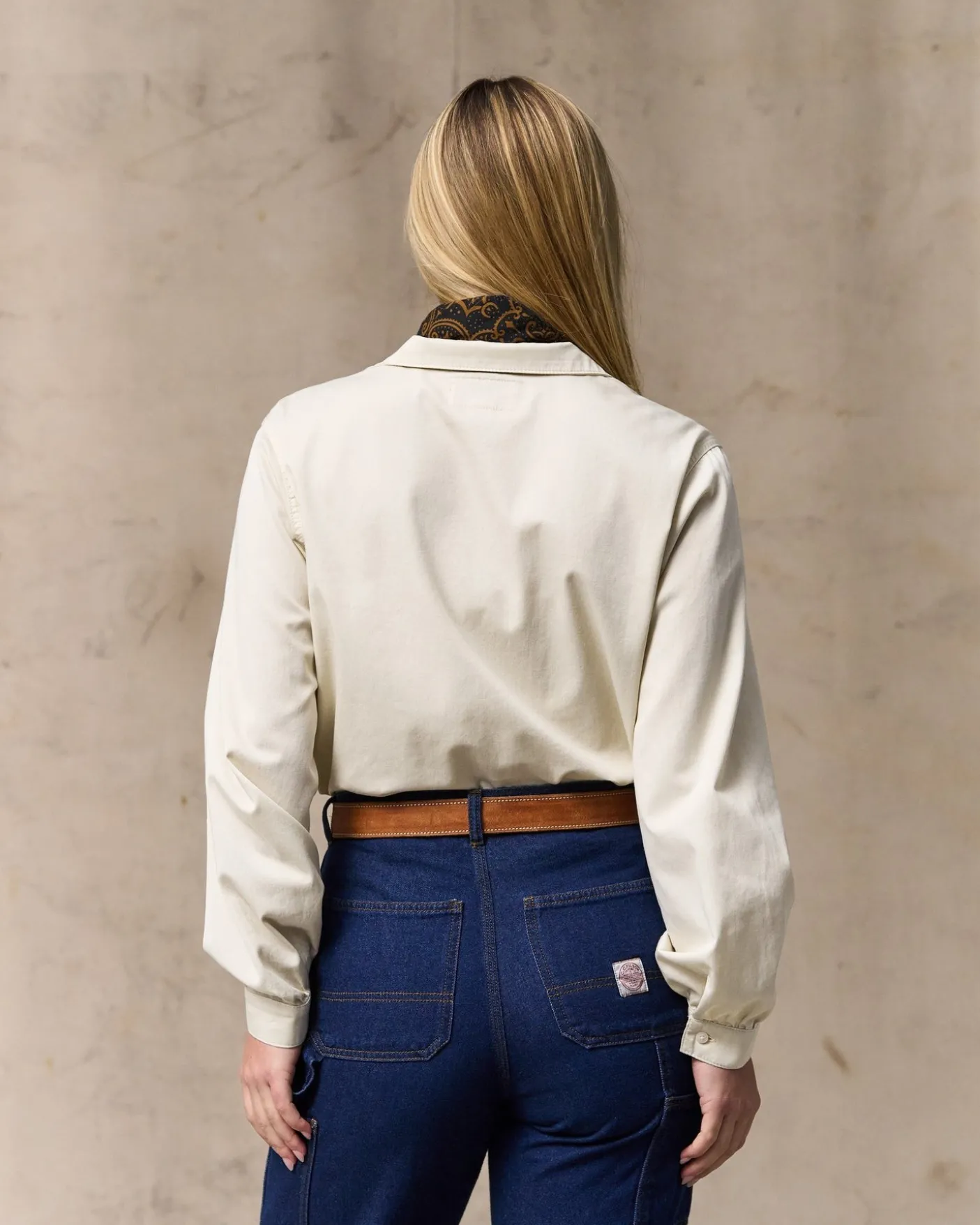 Women's Long Sleeve Twill Camp Shirt