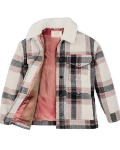 Women's Mackinaw Wool Shearling Cruiser Jacket