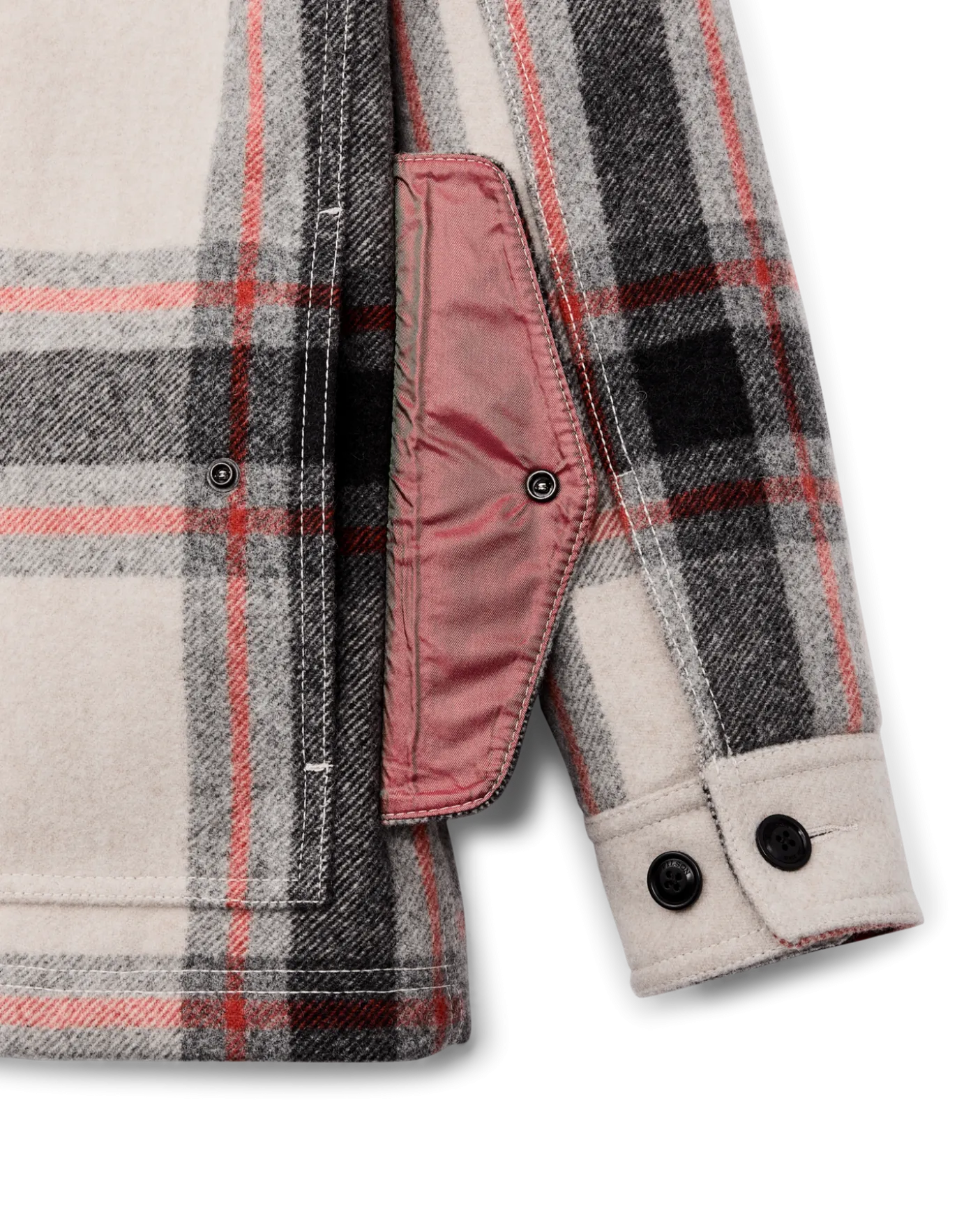 Women's Mackinaw Wool Shearling Cruiser Jacket