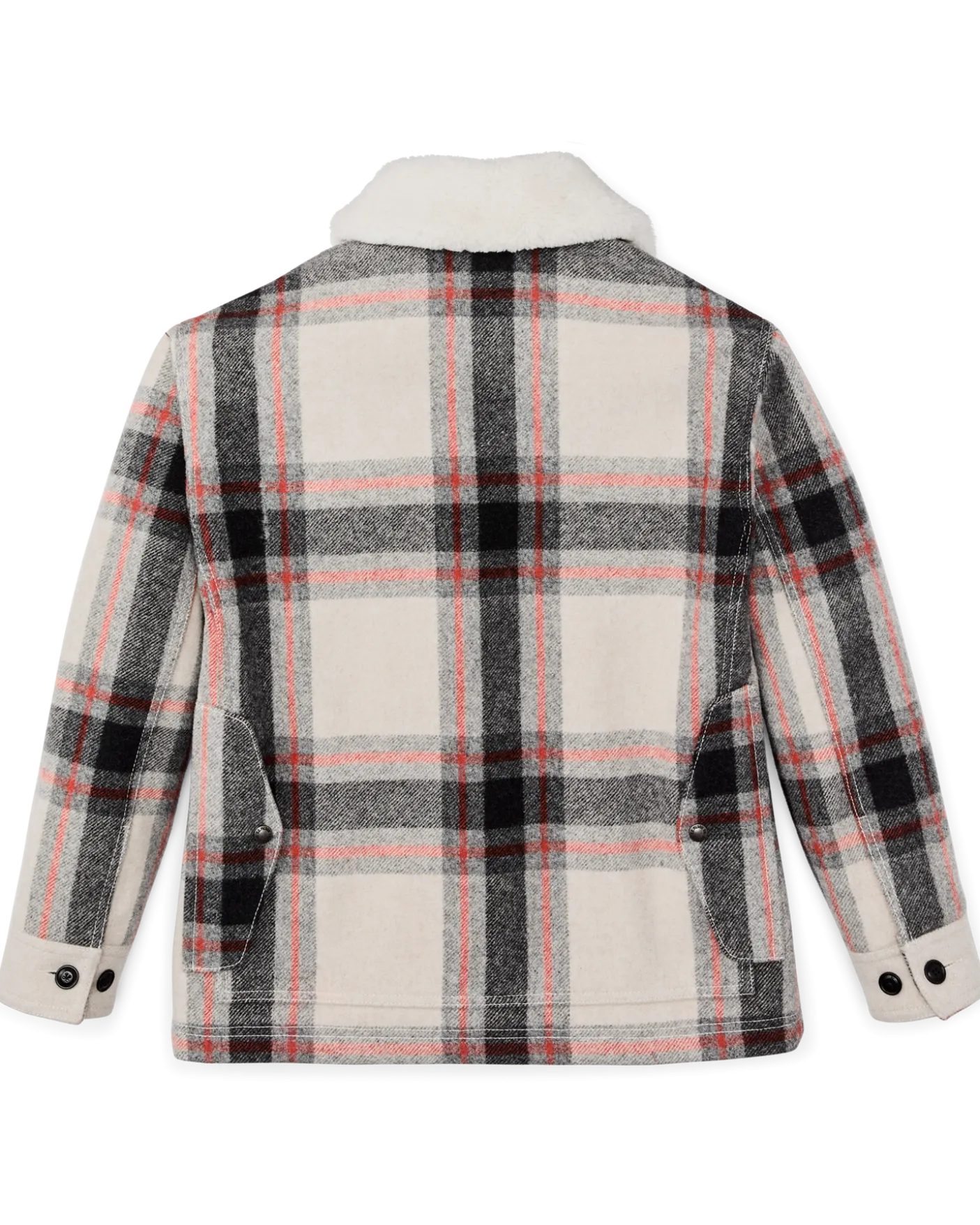 Women's Mackinaw Wool Shearling Cruiser Jacket