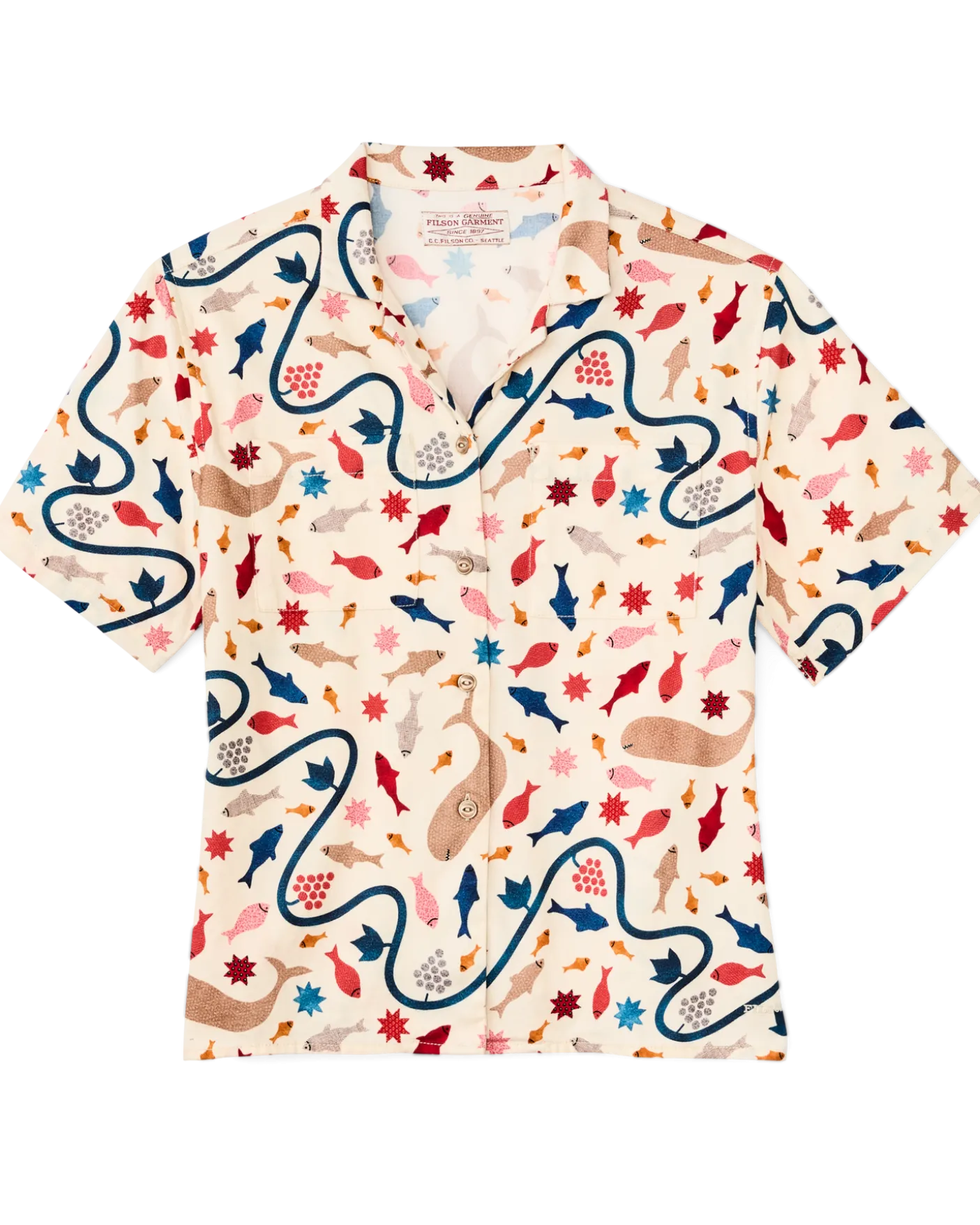 Women's Short Sleeve Camp Shirt