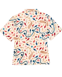 Women's Short Sleeve Camp Shirt