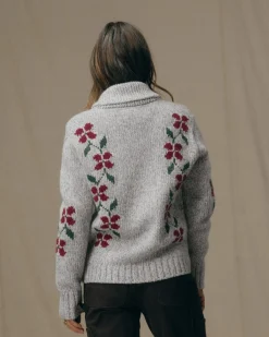 Women's Zippered Wool Sweater